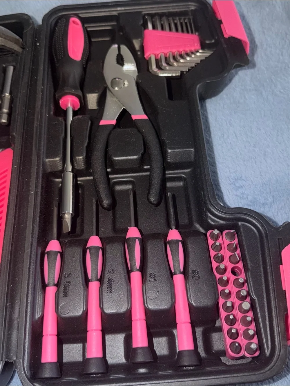 Pink Home Tool Kit - Compact Household Repair Set